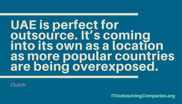 quote on outsourcing to uae