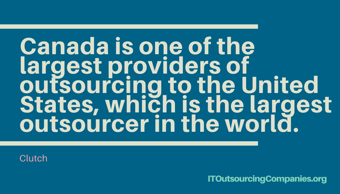 outsourcing to canada statistics